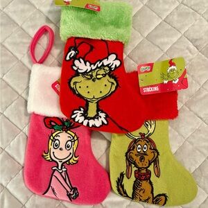 Grinch Christmas Stocking Set